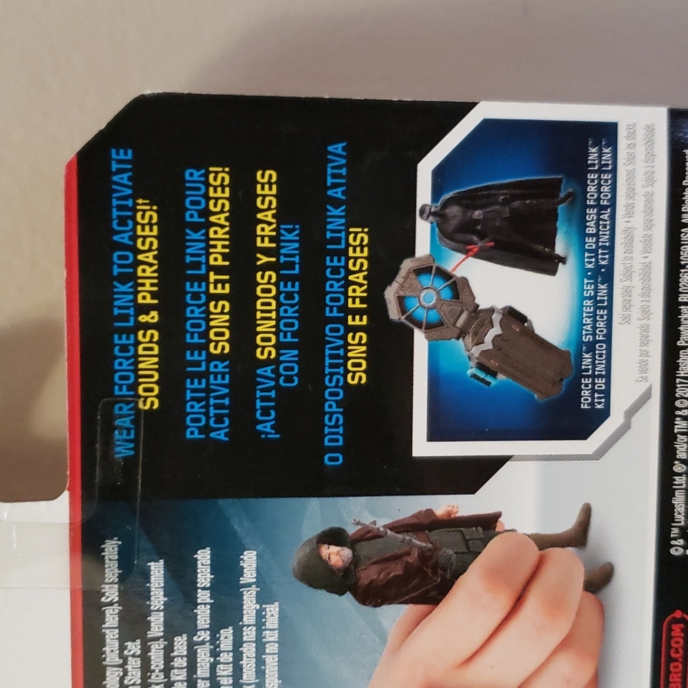 Star Wars Luke Skywalker Jedi Exile Force Link Action Figure Hasbro New - Picture 5 of 5